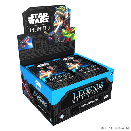 FFG - Star Wars: Unlimited - Legends of the Force Booster Display (24 Booster) - EN-SWH0502en