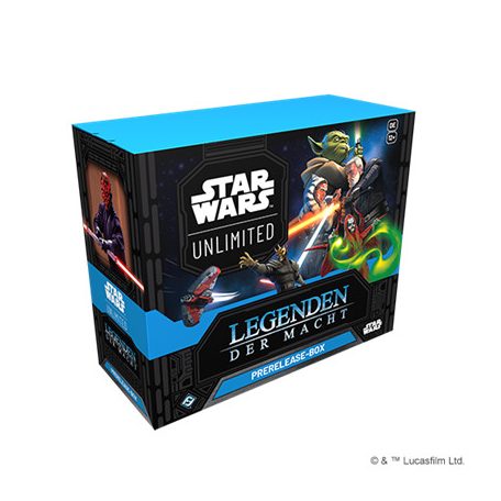 FFG - Star Wars: Unlimited - Legends of the Force Prerelease Box - DE-SWH0504de