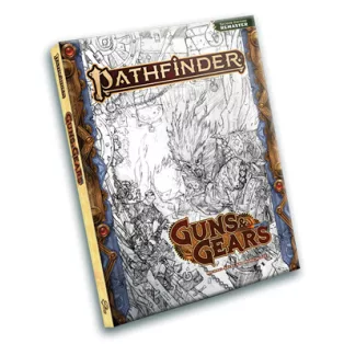 Pathfinder RPG Guns & Gears (Remastered) Sketch Cover (P2) - EN-PZO12010-SK