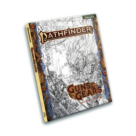 Pathfinder RPG Guns & Gears (Remastered) Sketch Cover (P2) - EN-PZO12010-SK