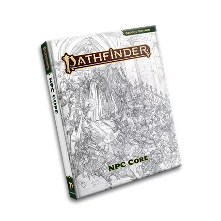 Pathfinder RPG NPC Core Sketch Cover (P2) - EN-PZO12007-SK