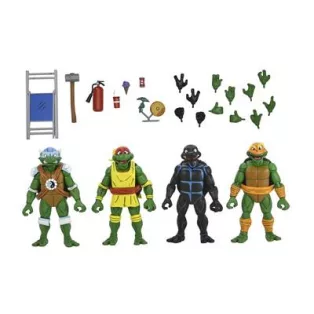 TMNT (Archie Comics) - 7” Scale Action Figure - Stump Wrestling Turtles 4 Pack-NE54469-01