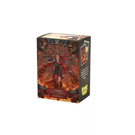 Flesh & Blood Matte Art Sleeves - Cindra, Dracai of Retribution (100 Sleeves)-AT-16146