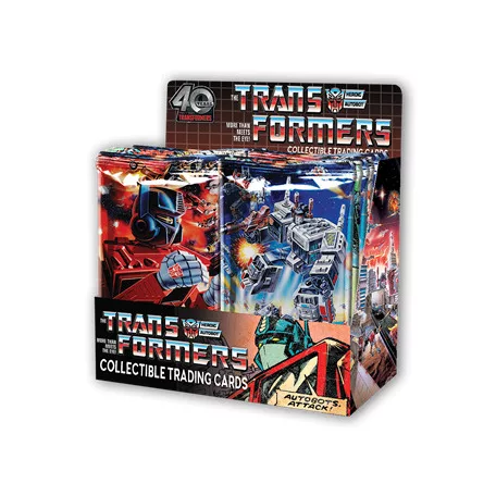Transformers 40Th Anniversary Collector's Trading Cards Display (24 Packs) - EN-