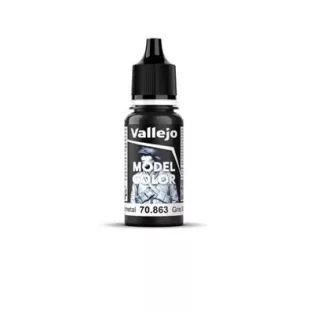Vallejo - Model Color Metallic Gunmetal Grey 17ml-70863