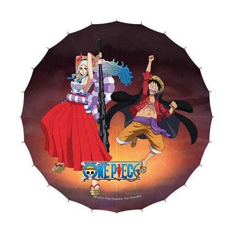 One Piece - Japanese Parasol - Monkey D. Luffy & Yamato-SAK701504