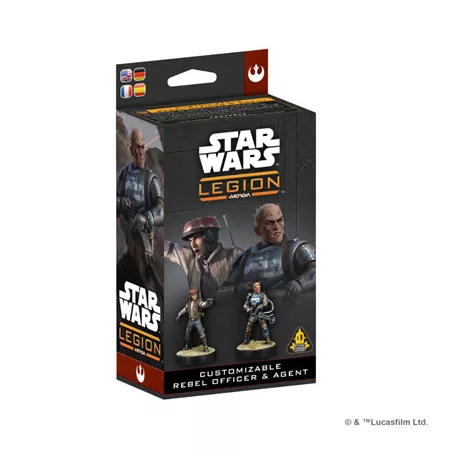 Star Wars: Legion - Customizable Rebel Officer & Agent - EN/DE/SP/FR-SWQ13