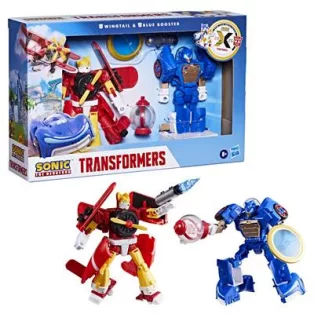 Transformers Collaborative Sonic the Hedgehog x Transformers Wingtail and Blue Booster Action Figure-G07135L0