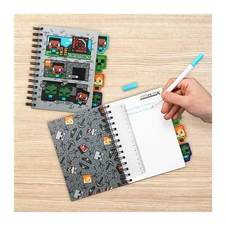 Minecraft Notebook with Dividers-PP14968MCF