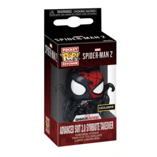Funko POP! Keychain: SM2VG - Advanced Suit 2.0 Symbiote Takeover-FK82878