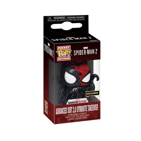 Funko POP! Keychain: SM2VG - Advanced Suit 2.0 Symbiote Takeover-FK82878