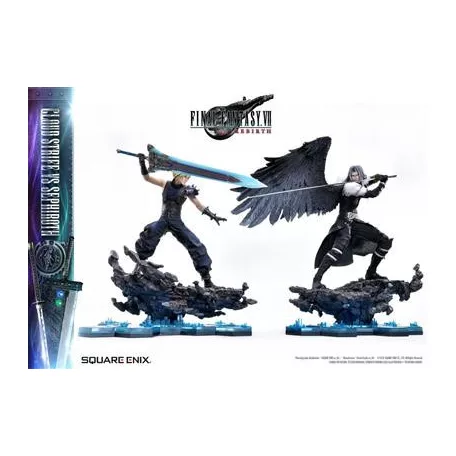 Square Enix Masterline Final Fantasy VII Rebirth 1/4 Scale - Cloud Strife Vs Sephiroth-XFF07ZZ380