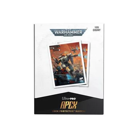 UP - T'au Empire Codex Aligned 105ct Apex Deck Protector sleeves for Warhammer 40,000-16557