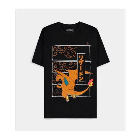 Pokémon - Charizard Men's Short Sleeved T-shirt-TS543033POK-L