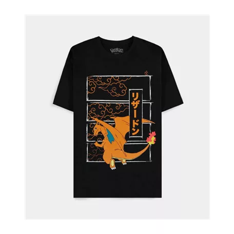 Pokémon - Charizard Men's Short Sleeved T-shirt-TS543033POK-M