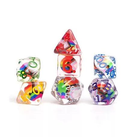 Dungeons & Dragons: Progress Pride Dice Set-SDZ2000-01