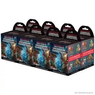 D&D Icons of the Realms: Underdark Expeditions - 8 ct. Booster Brick (Set 36)-96359