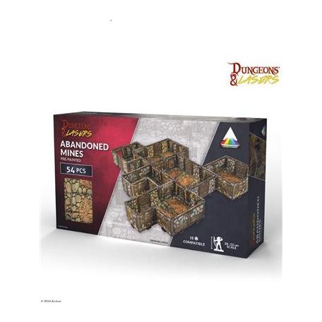 Dungeons & Lasers PrismaCast - Abandoned Mines: Pre-Painted - EN-DNL0098