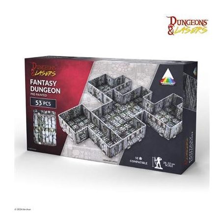 Dungeons & Lasers PrismaCast - Fantasy Dungeon: Pre-Painted - EN-DNL0099