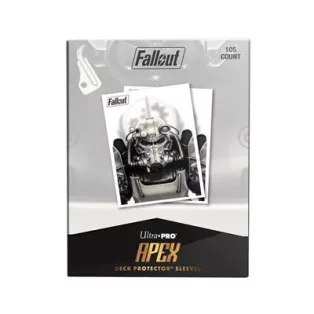 UP - Brotherhood of Steel 105ct Apex Deck Protector Sleeves for Bethesda - Fallout-16585