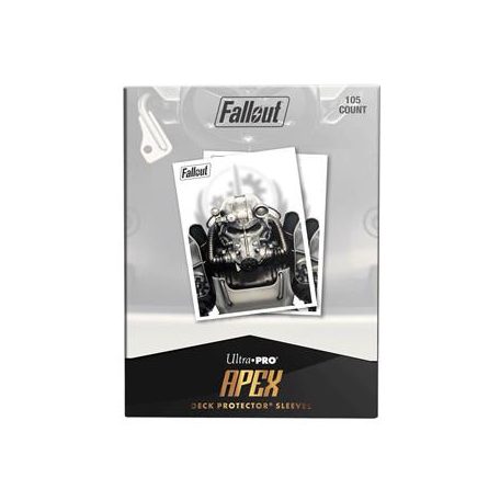 UP - Brotherhood of Steel 105ct Apex Deck Protector Sleeves for Bethesda - Fallout-16585
