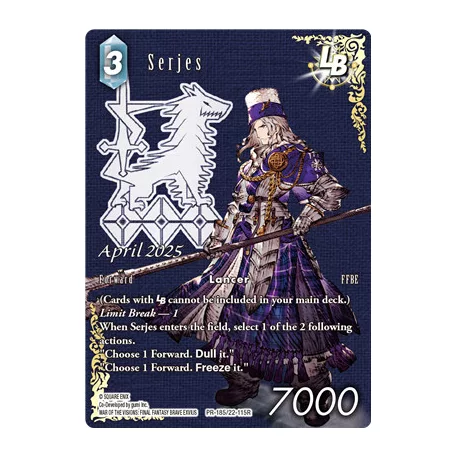 Final Fantasy TCG Apr 185 - EN (Serjes)-