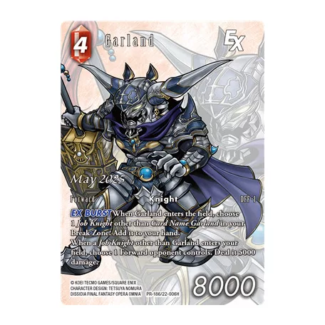 Final Fantasy TCG May 186 - DE (Garland)-