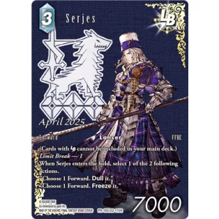 Final Fantasy TCG Apr 185 - DE (Serjes)-
