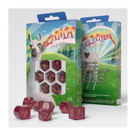 Llama Dice Set: Puffy-RLLA05