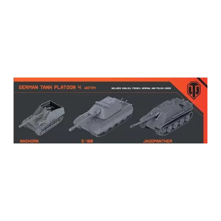 World of Tanks: Miniatures Game German Tank Platoon (Nashorn, E-100, Jagdpanther)-WOT94
