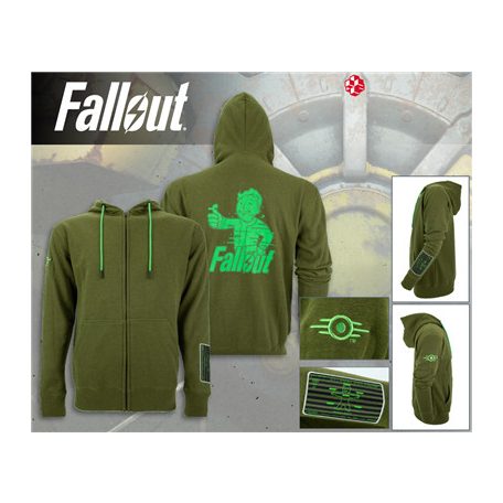 "Analog Pip-Boy" Analog Pip-Boy Zip-Up Hoodie-1146138
