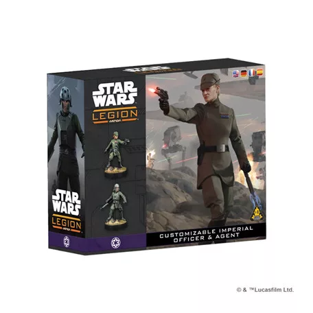 Star Wars: Legion - Customizable Imperial Officer & Agent - EN/DE/SP/FR-SWQ09