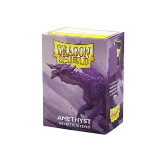 Dragon Shield Standard Matte Sleeves - Amethyst (100 Sleeves)-AT-11060