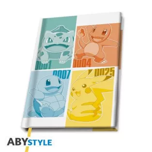 POKEMON - A5 Notebook "Kanto Starters"-ABYNOT149