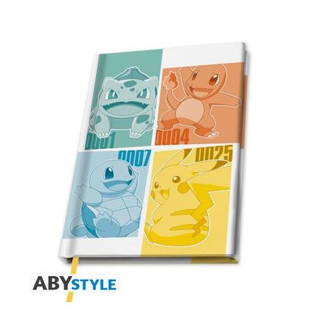 POKEMON - A5 Notebook "Kanto Starters"-ABYNOT149