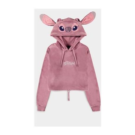 Lilo & Stitch - Angel Cropped Hoodie - M-HD263323DNY-M