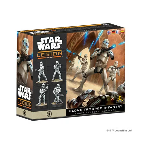 Star Wars: Legion - Clone Troopers Infantry - EN/DE/SP/FR-SWQ24