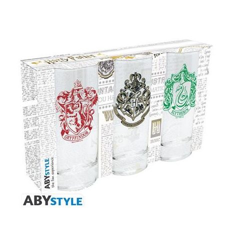 HARRY POTTER - 3 glass set-ABYVER054