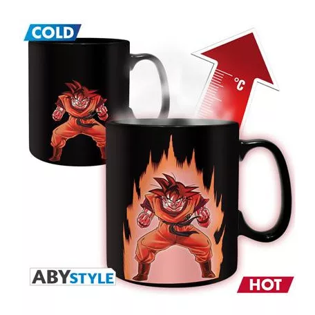 DRAGON BALL - Mug Heat Change - 460 ml - DBZ/ Goku -cardboard box-ABYMUGA438