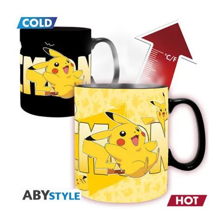 POKEMON - Mug Heat Change - 460 ml - Pikachu - cardboard box-ABYMUGA153