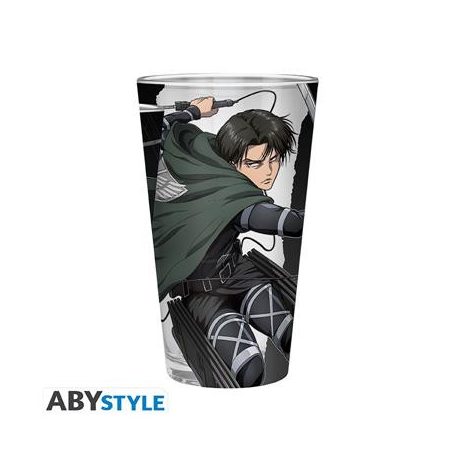 ATTACK ON TITAN - Large Glass - 400ml - Levi S4-ABYVER209