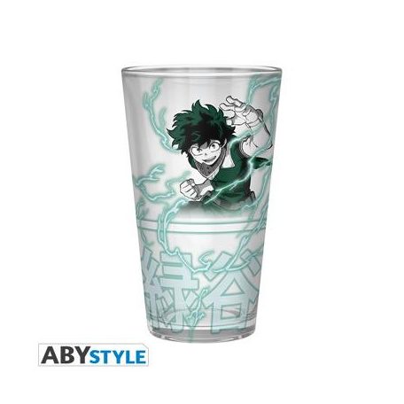 MY HERO ACADEMIA - Large Glass - 400ml - Izuku & Bakugo-ABYVER152