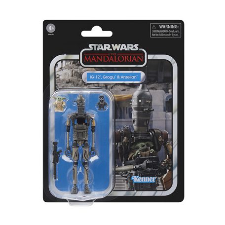 Star Wars The Vintage Collection IG-12, Grogu & Anzellan-G06705L0