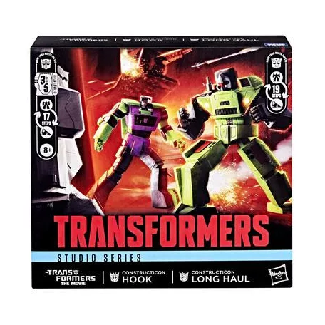 Transformers Studio Series The Transformers: The Movie Constructicon Long Haul & Constructicon Hook-G04725L0