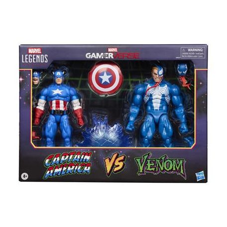 Marvel Legends Series Gamerverse Captain America vs Venom-G06225L0