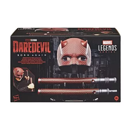 Marvel Legends Series Daredevil: Born Again Premium Roleplay Mask and Billy Club-G15985L0
