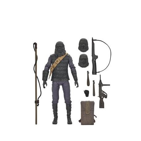 Planet of the Apes - 7” Scale Action Figure - Ultimate Gorilla Soldier-NE29981-01