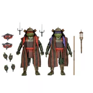 TMNT 3 (Movie) - Turtles in Time - 7" Scale Action Figures - Donatello & Raphael 2 Pack-NE54385-01