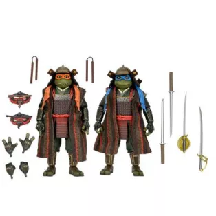 TMNT 3 (Movie) - 7" Scale Action Figures - Leonardo & Michelangelo 2 Pack-NE54384-01