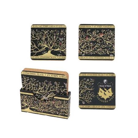 Set of 4 Coasters - Black Family - Harry Potter-MAP4213